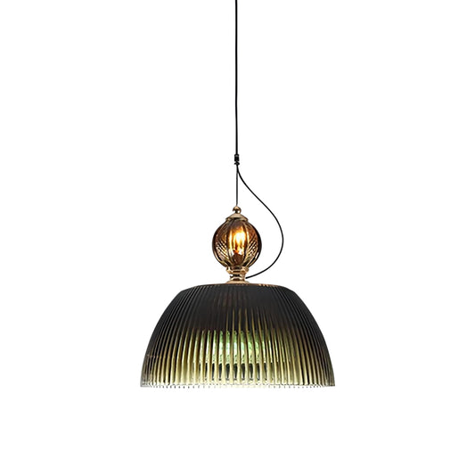 Green Glass Pendant Lamp