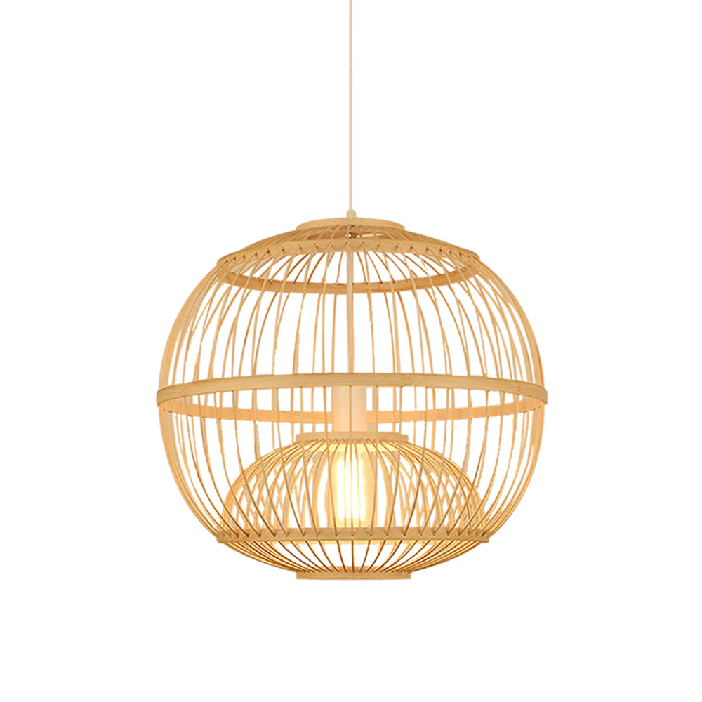 Rattan Lantern Chandelier