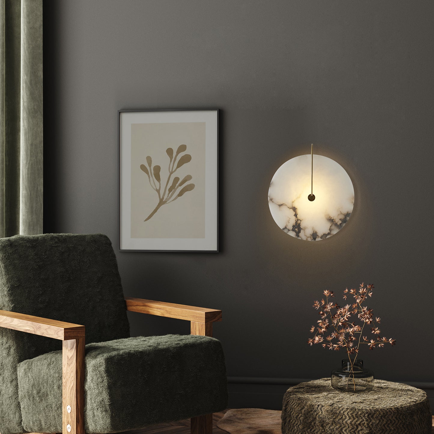 ADA Alabaster Sconce