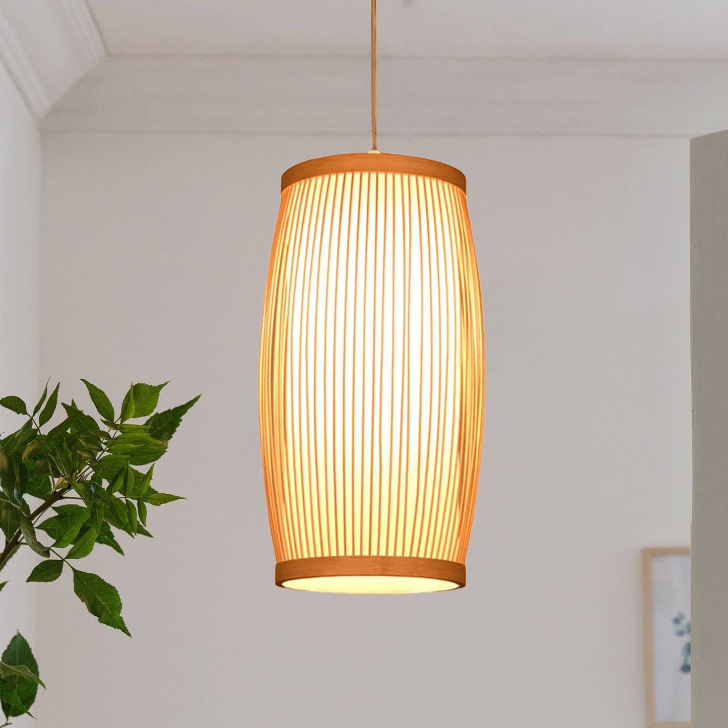 Bamboo Art Pendant Lamp