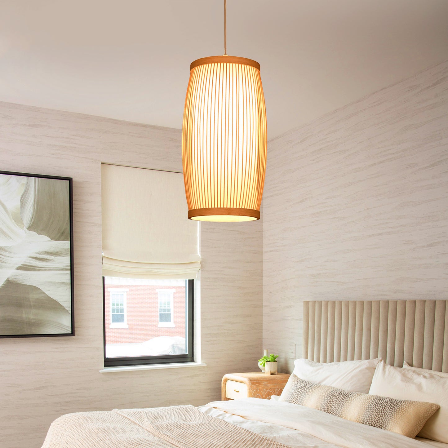 Bamboo Art Pendant Lamp