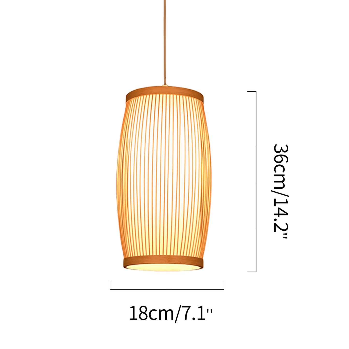 Bamboo Art Pendant Lamp
