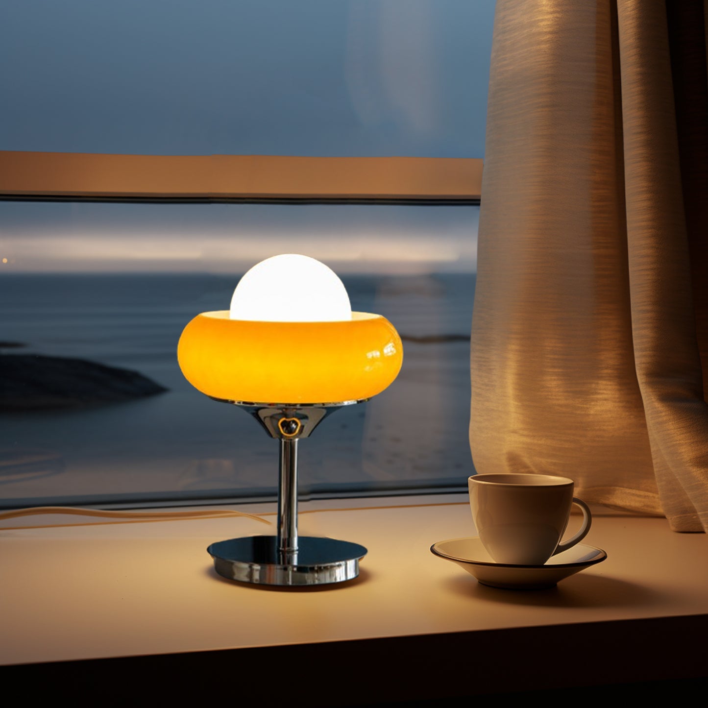 Bauhaus Egg Tart Table Lamp