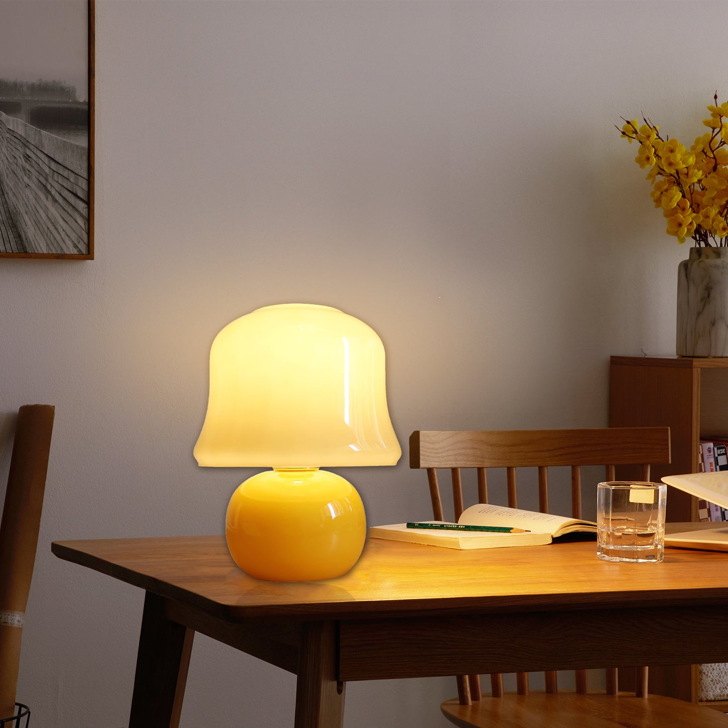 Cream Table Lamp