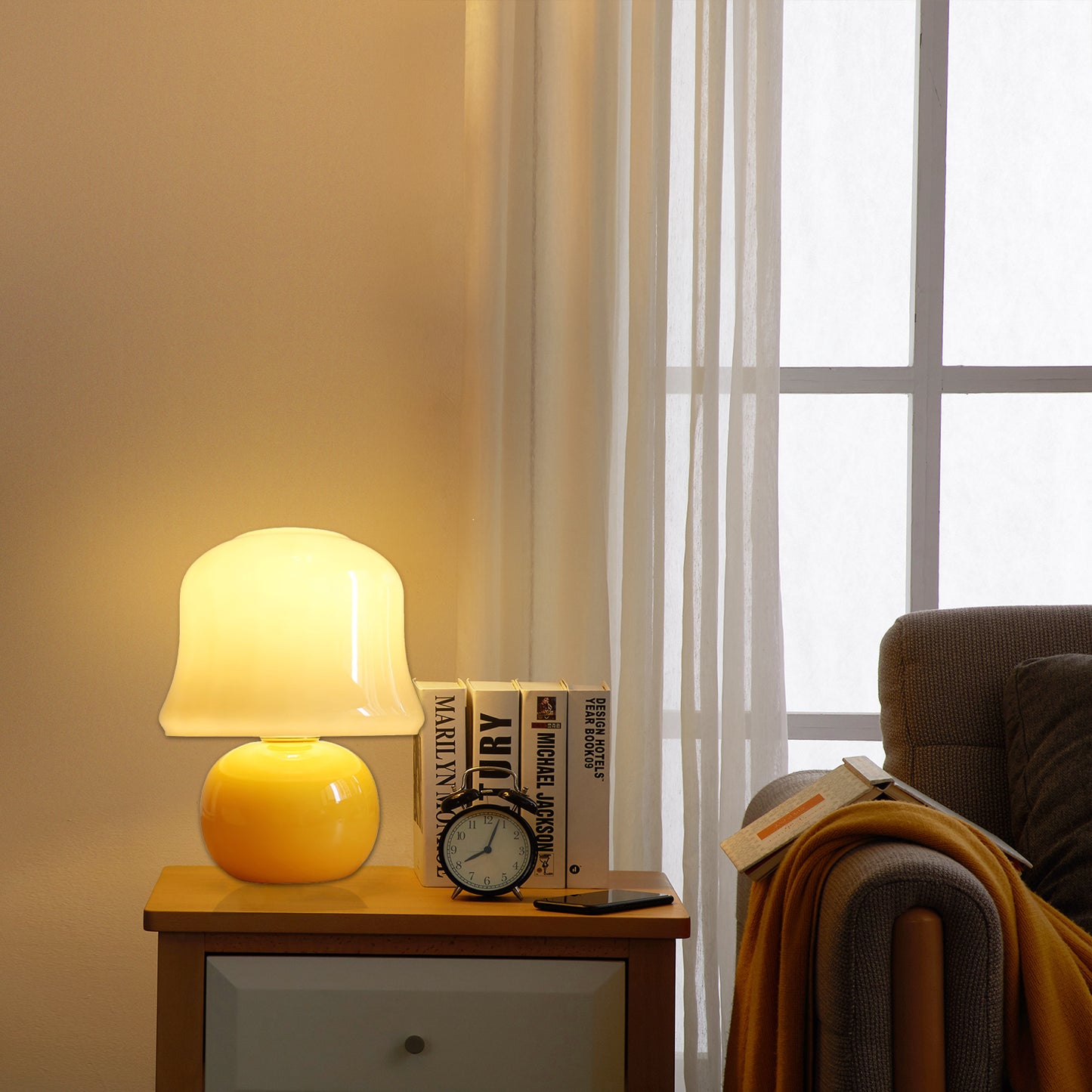 Cream Table Lamp