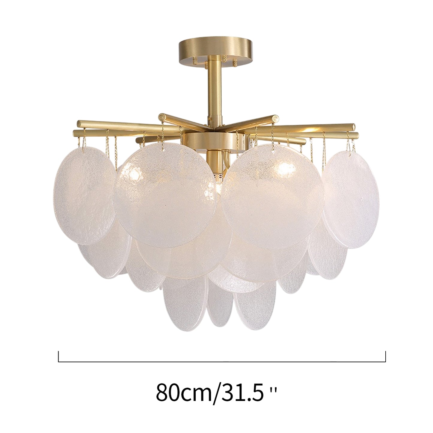Nimbus Glass Chandelier