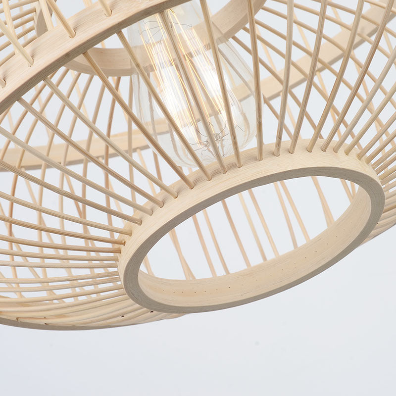 Rattan Lantern Chandelier