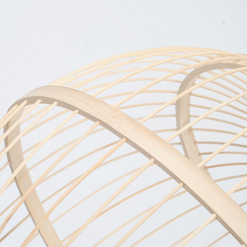 Rattan Lantern Chandelier