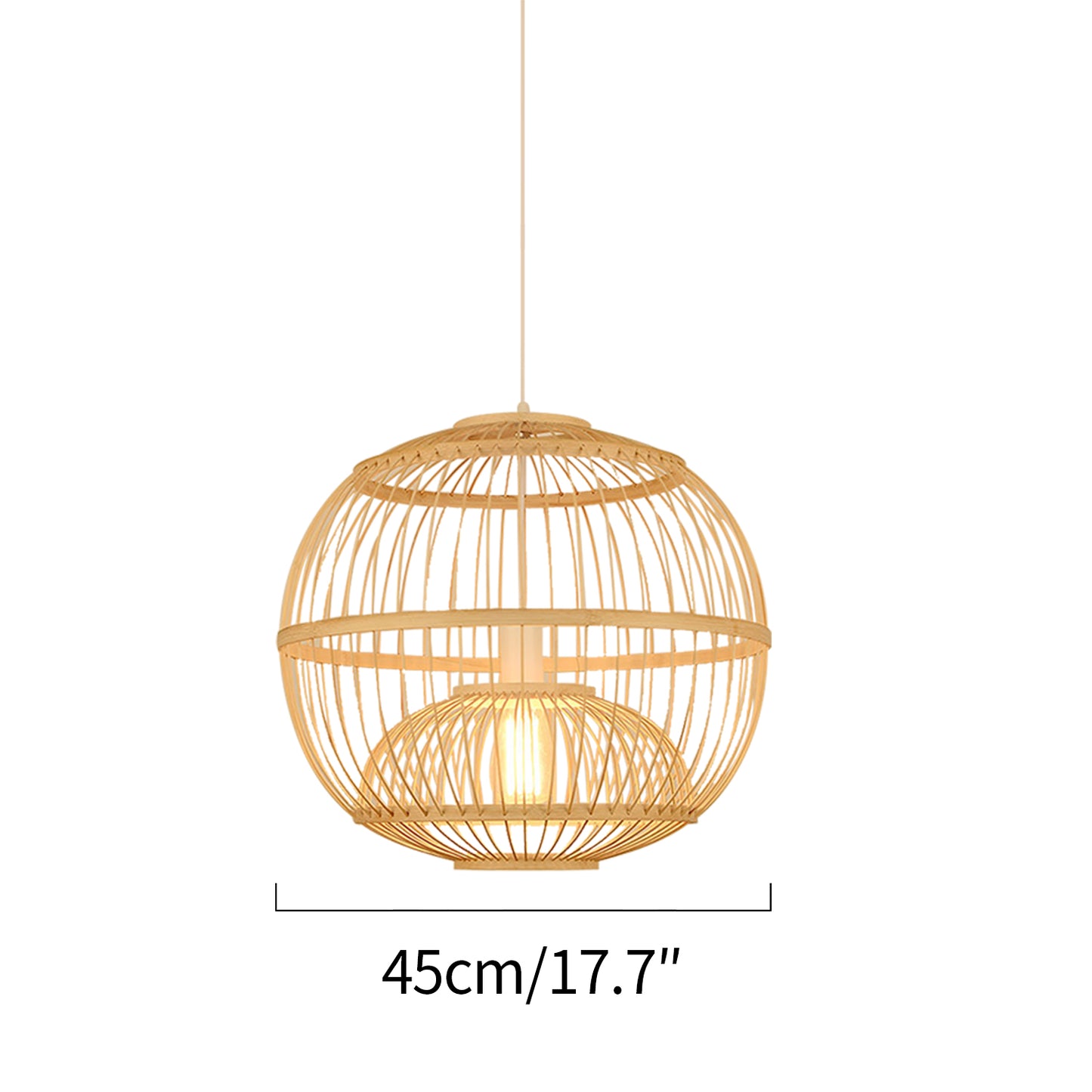 Rattan Lantern Chandelier