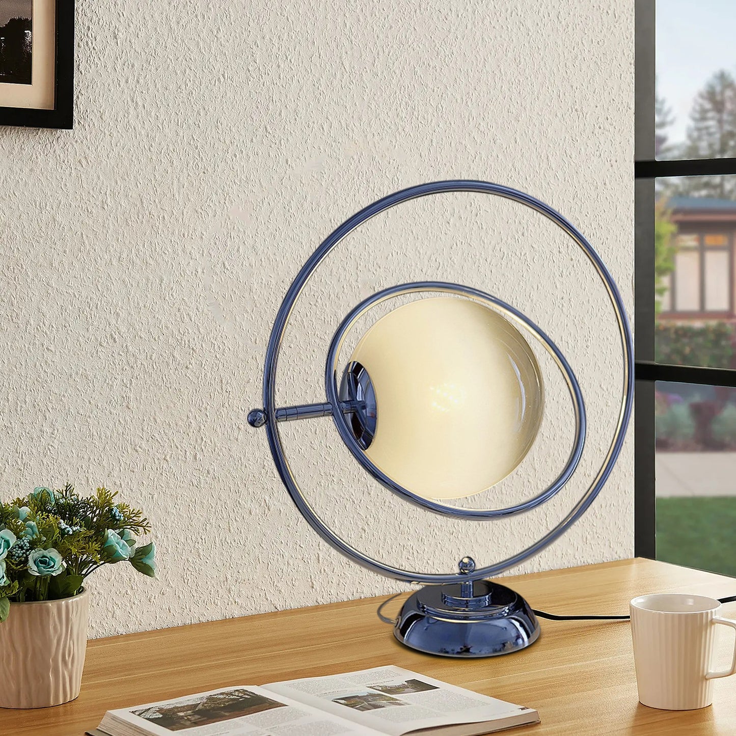 Rotating Moon Table Lamp