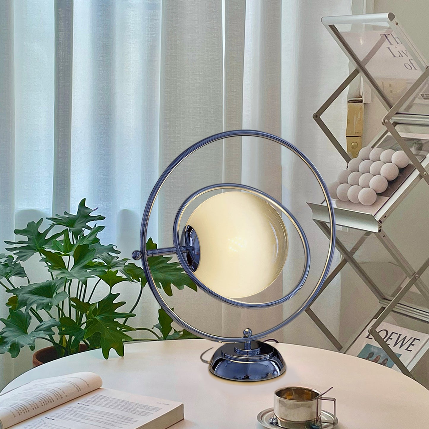 Rotating Moon Table Lamp