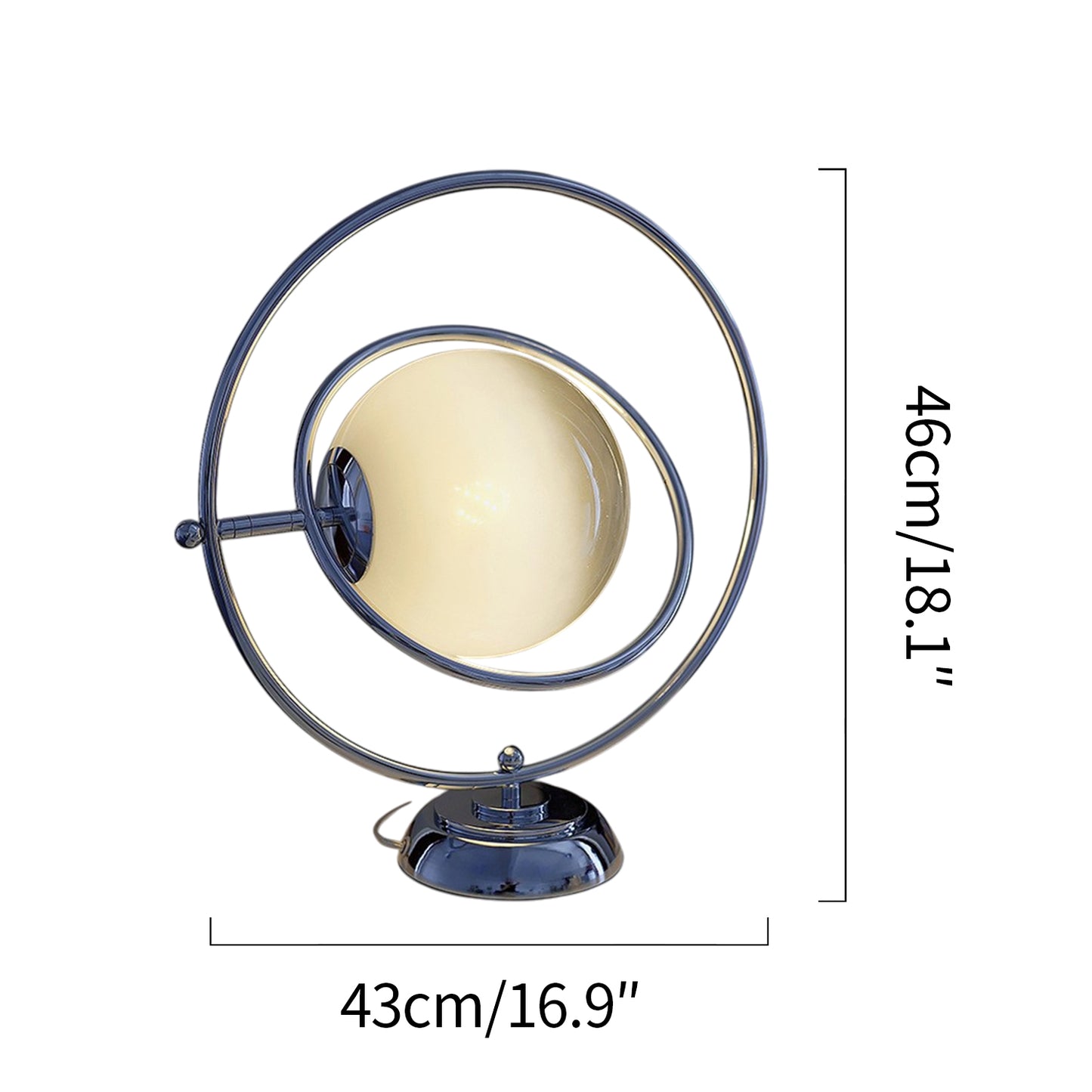 Rotating Moon Table Lamp