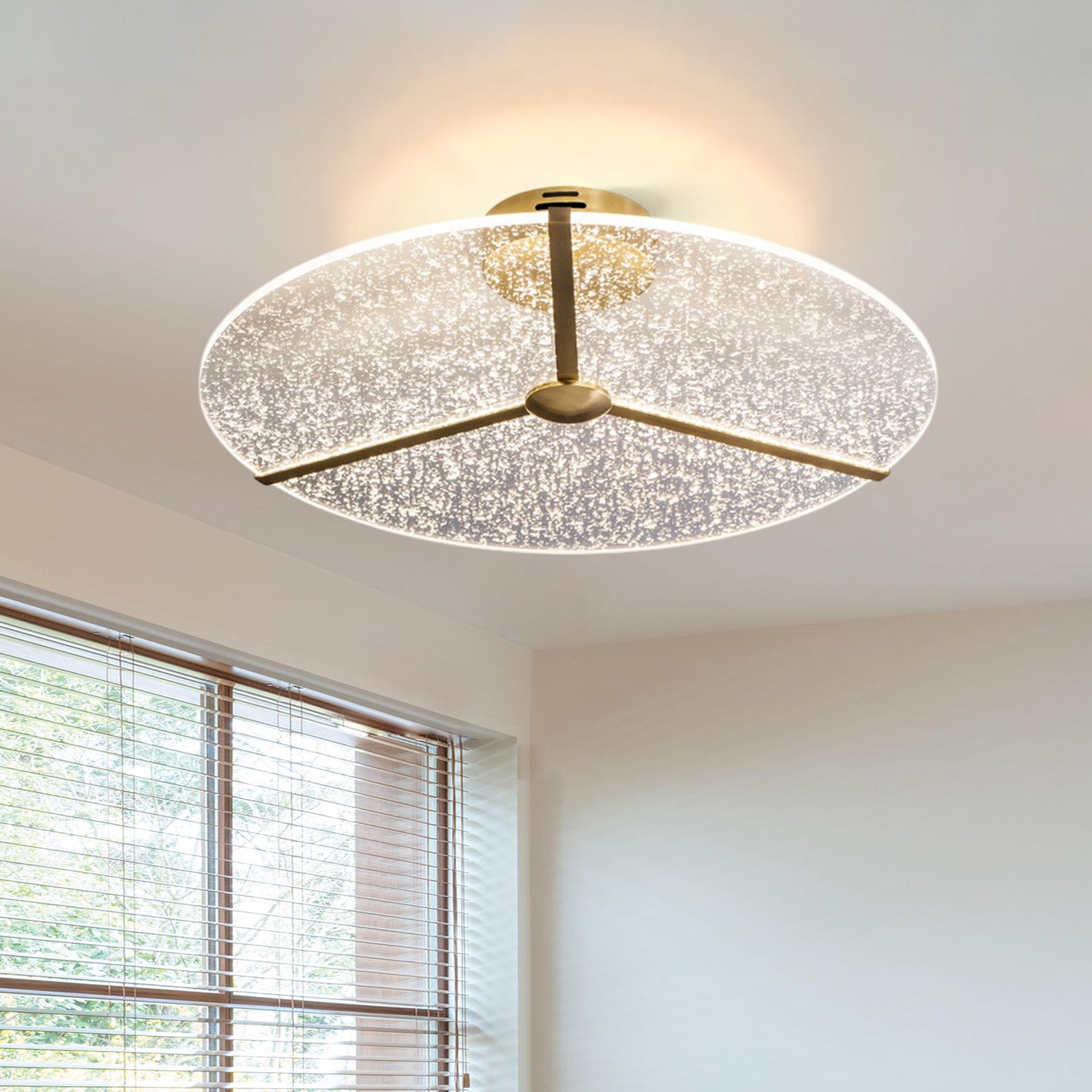Snowflake Round Ceiling Lamp