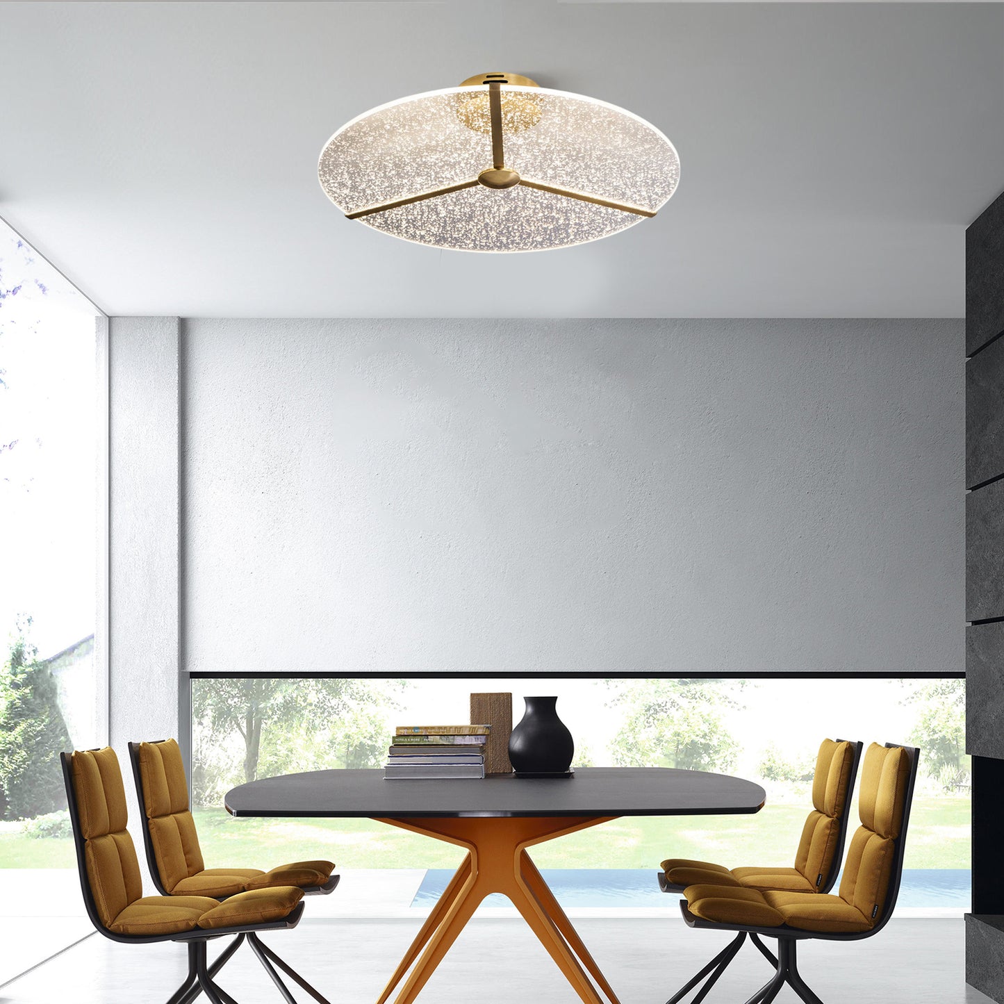 Snowflake Round Ceiling Lamp