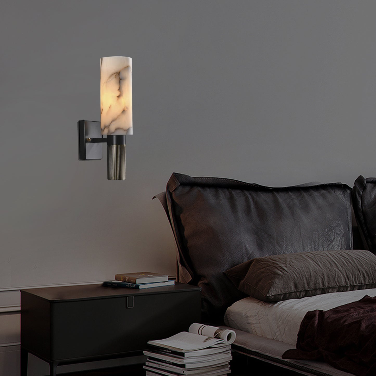 Torch Alabaster Wall Lamp
