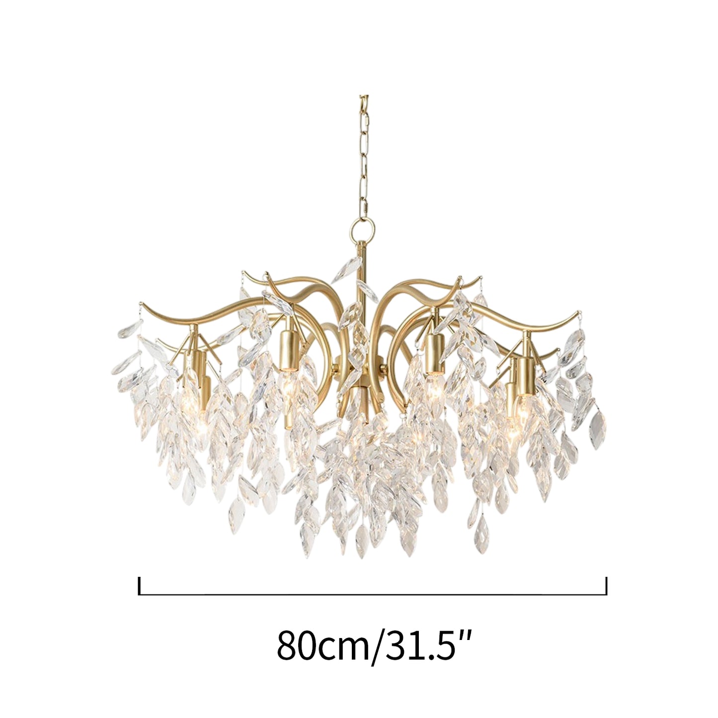 Tree Branch Crystal Chandelier
