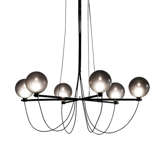 Handvark Glass Globe Chandelier