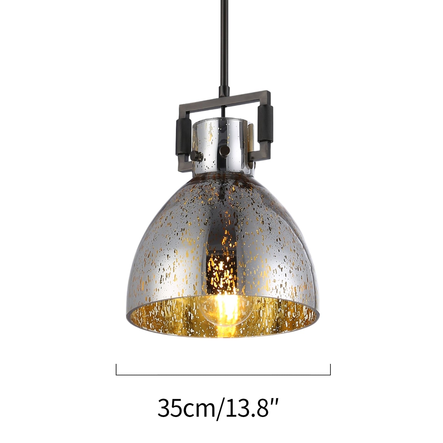 Cloche Glass Pendant Lamp